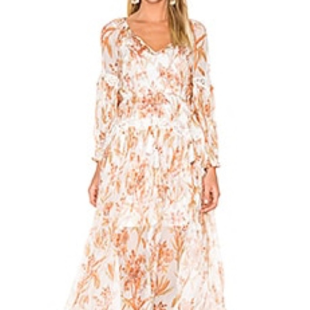 Zimmermann oleander crinkle slouch dress